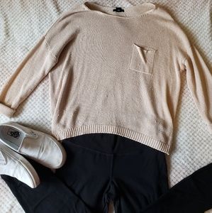 Peach/cream sweater